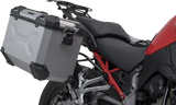 SW-MOTECH TRAX ADV Aluminum Case System - Silver - Ducati Multistrada V4 '21-'24 KFT.22.822.70300/S