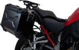 SW-MOTECH TRAX ADV Aluminum Case System - Black - Ducati Multistrada V4 '21-'24 KFT.22.822.70300/B
