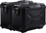 SW-MOTECH TRAX ADV Aluminum Case System - Black - Ducati Multistrada V4 '21-'24 KFT.22.822.70300/B