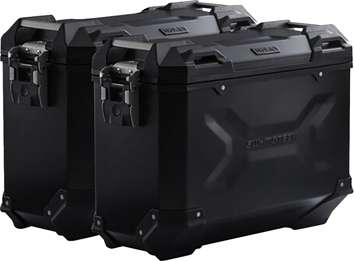 SW-MOTECH TRAX ADV Aluminum Case System - Black - Honda Africa Twin '19-'24 KFT.01.942.70001/B