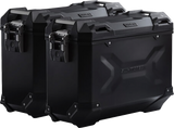 SW-MOTECH TRAX ADV Aluminum Case System - Black - Honda Africa Twin '19-'24 KFT.01.942.70001/B