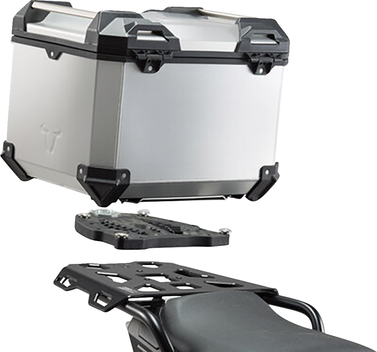 SW-MOTECH TRAX ADV Top Case System - Silver - BMW F900GS/R1250GS '21-'24 GPT.07.904.70100/S
