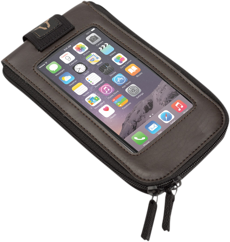 SW-MOTECH Legend Gear Tank Strap System - with LA3 Smartphone Bag - Triumph BC.TRS.11.667.50000