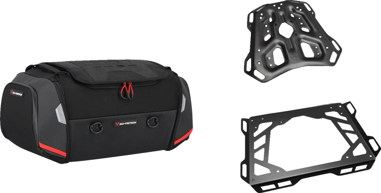 SW-MOTECH Rackpack Tail Bag System - Black - Honda Africa Twin/Adventure '19-'24 GPT.01.942.30000