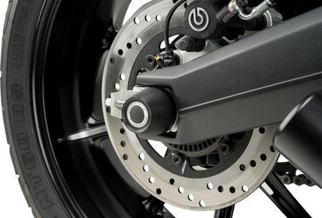 Puig Hi-Tech Parts 20158N Axle Sliders - Rear - Black - Pair - Ducati Scrambler | Street