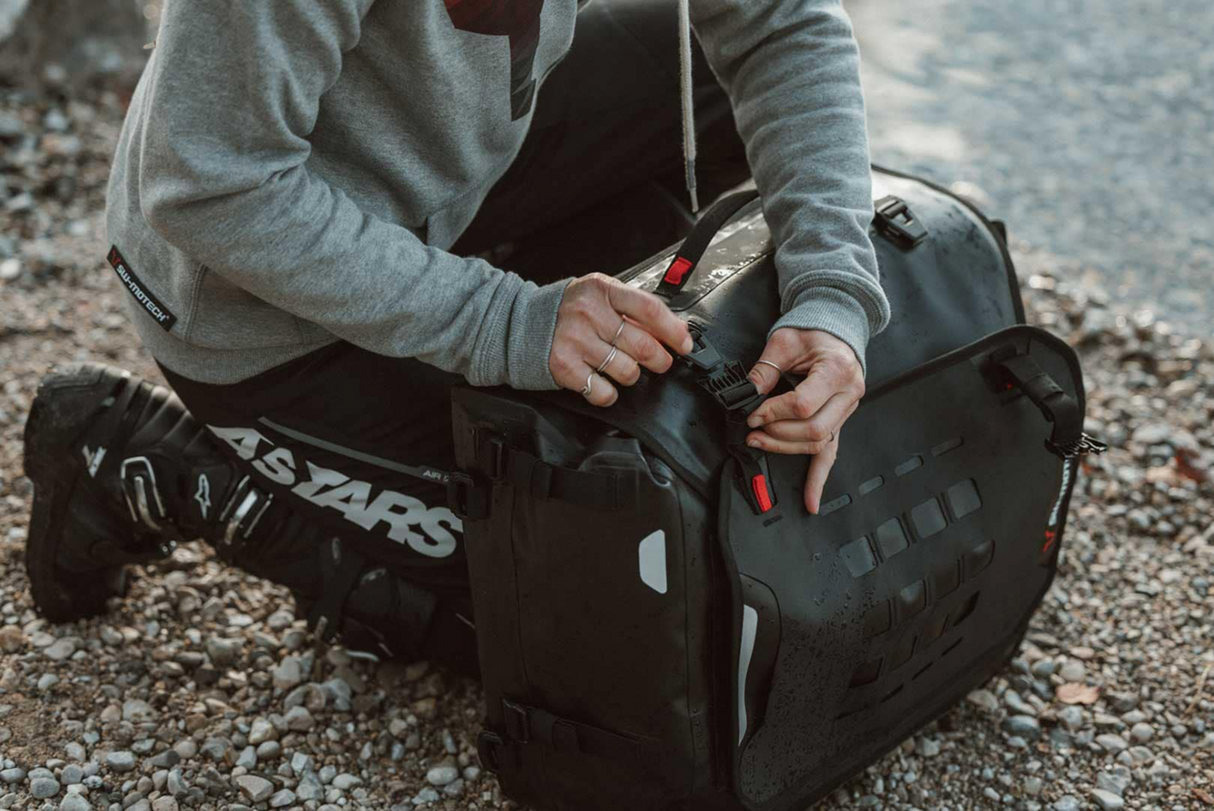 SW-MOTECH SysBag Side Bag System - Black - Yamaha Tracer 9 GT '21-'24 BC.SYS.06.921.21000B