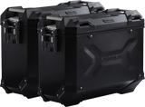 SW-MOTECH TRAX ADV Aluminum Case System - Black - BMW F 650 GS '99-'12 KFT.07.094.70000/B