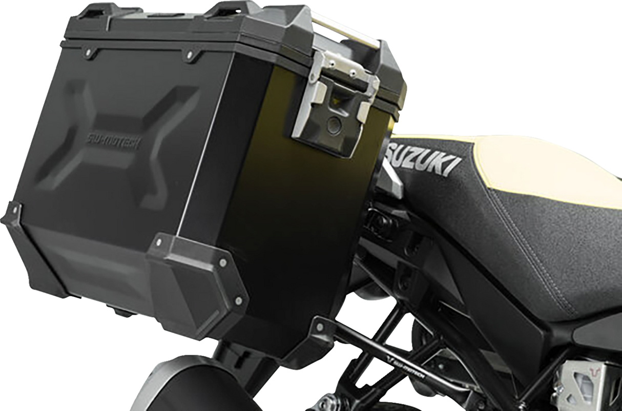 SW-MOTECH TRAX ADV Aluminum Case System - Black - Suzuki V-Strom 1000 '14-'19 KFT.05.440.70001/B