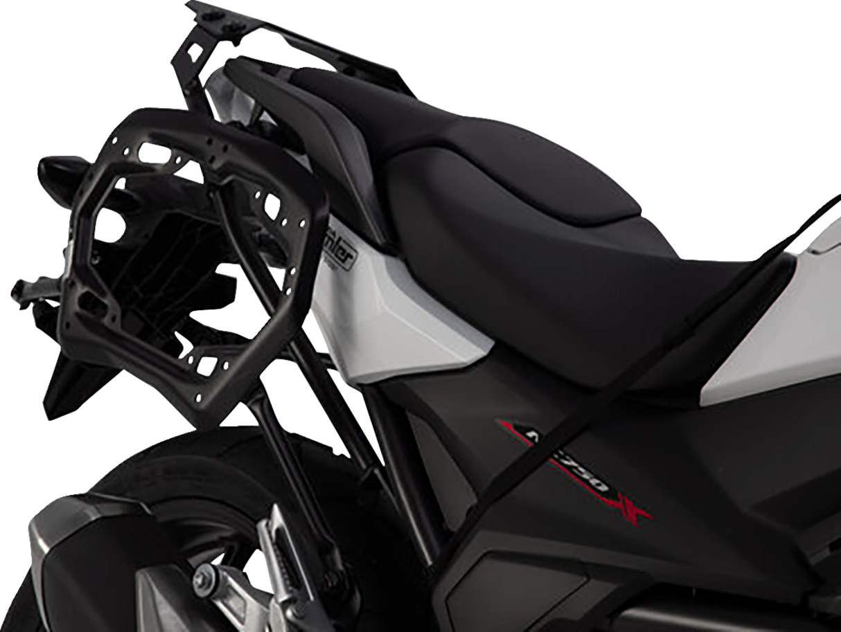 SW-MOTECH TRAX ADV Aluminum Case System - Black - Honda NC750 '16-'20 KFT.01.699.70001/B
