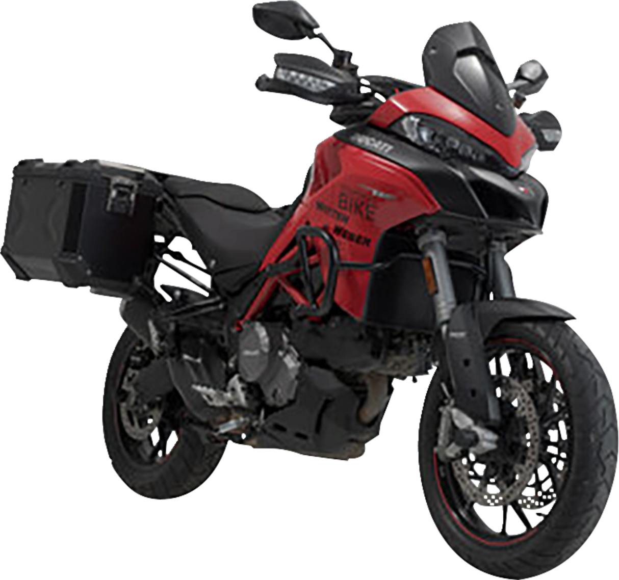 SW-MOTECH TRAX ADV Aluminum Case System - Black - Ducati Multistrada 950/1200/1260/V2 '15-'24 KFT.22.114.70002/B