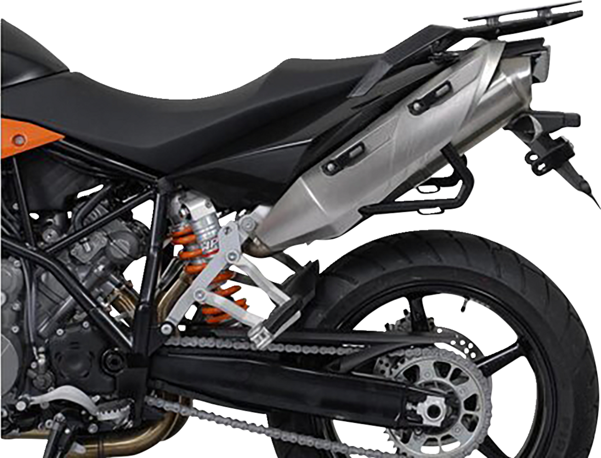 SW-MOTECH TRAX ADV Aluminum Case System - Black - KTM Super Moto 950/SMR 990/SMT 990 '05-'13 KFT.04.621.70000/B