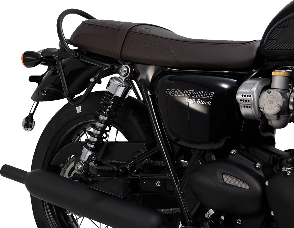 SW-MOTECH SysBag Side Bag System - Black - Triumph T100/T120 '16-'24 BC.SYS.11.743.31000B