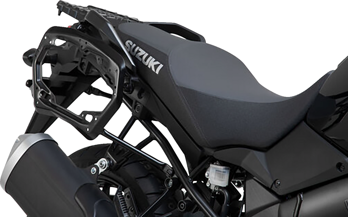 SW-MOTECH TRAX ADV Aluminum Case System - Black - Suzuki V-Strom 1000 '14-'19 KFT.05.440.70001/B