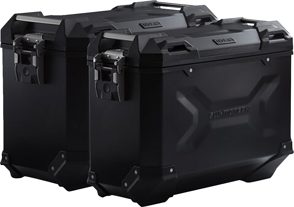 SW-MOTECH TRAX ADV Aluminum Case System - Black - BMW F 650/700/800 GS '08-'18 KFT.07.559.70001/B