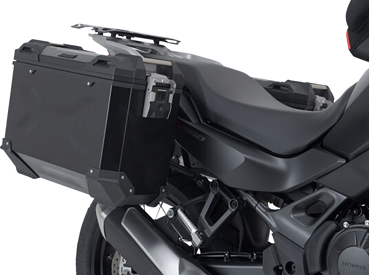 SW-MOTECH TRAX ADV Aluminum Case System - Black - Honda XL750R Transalp '24 KFT.01.070.70000/B