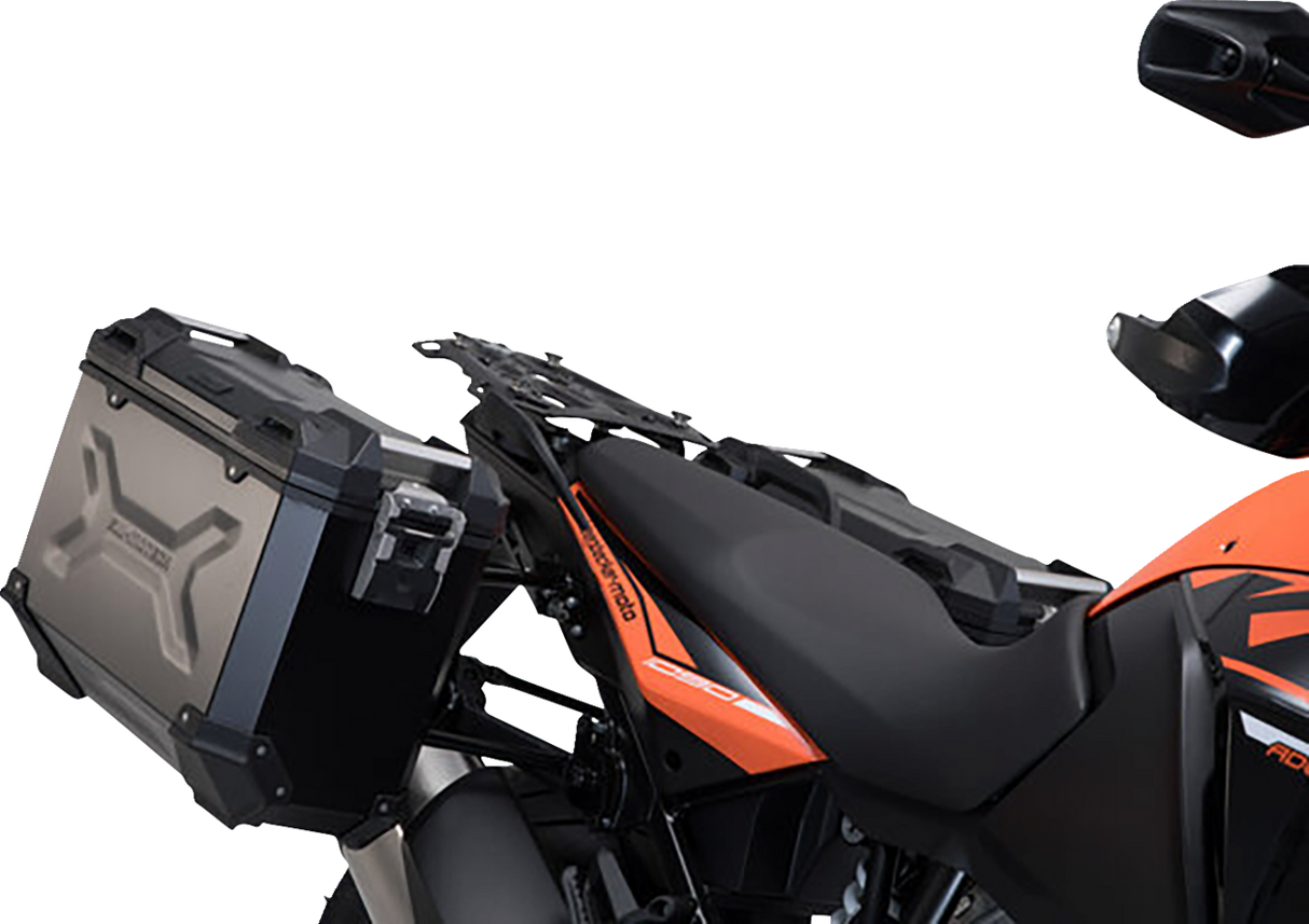 SW-MOTECH TRAX ADV Aluminum Case System - Black - KTM Adventure 1050/1090/1190/Super Adventure 1290 '13-'20 KFT.04.333.70002/B