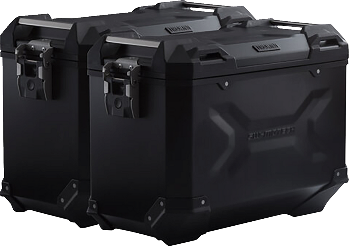 SW-MOTECH TRAX ADV Aluminum Case System - Black - Honda CB/CBR/NX 500 '13-'24 KFT.01.400.70101/B