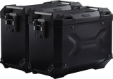 SW-MOTECH TRAX ADV Aluminum Case System - Black - Honda CB/CBR/NX 500 '13-'24 KFT.01.400.70101/B