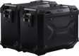 SW-MOTECH TRAX ADV Aluminum Case System - Black - Honda VFR1200X '11-'17 KFT.01.660.70100/B