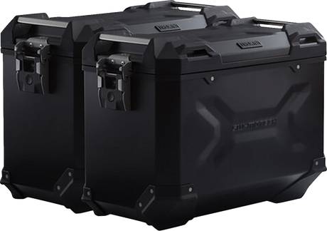 SW-MOTECH TRAX ADV Aluminum Case System - Black - Honda VFR1200X '11-'17 KFT.01.660.70100/B
