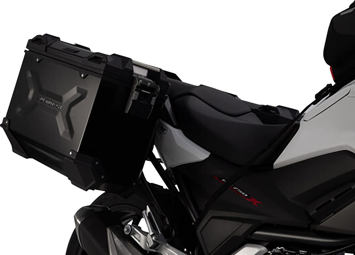 SW-MOTECH TRAX ADV Aluminum Case System - Black - Honda NC750 '16-'20 KFT.01.699.70101/B