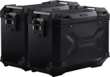 SW-MOTECH TRAX ADV Aluminum Case System - Black - Yamaha Tracer 9 GT '21-'24 KFT.06.921.70100/B