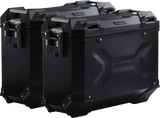 SW-MOTECH TRAX ADV Aluminum Case System - Black - Suzuki V-Strom 650 '16-'24 KFT.05.876.70001/B