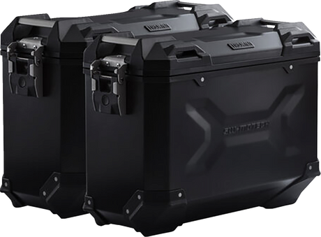 SW-MOTECH TRAX ADV Aluminum Case System - Black - Suzuki V-Strom 650 '16-'24 KFT.05.876.70001/B
