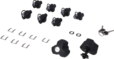 SW-MOTECH TRAX ADV Aluminum Case System - Black - Honda VFR1200X '11-'17 KFT.01.660.70100/B
