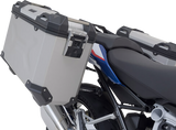 SW-MOTECH TRAX ADV Aluminum Case System - Silver - BMW R 1200/1250 R '14-'24 KFT.07.573.70000/S