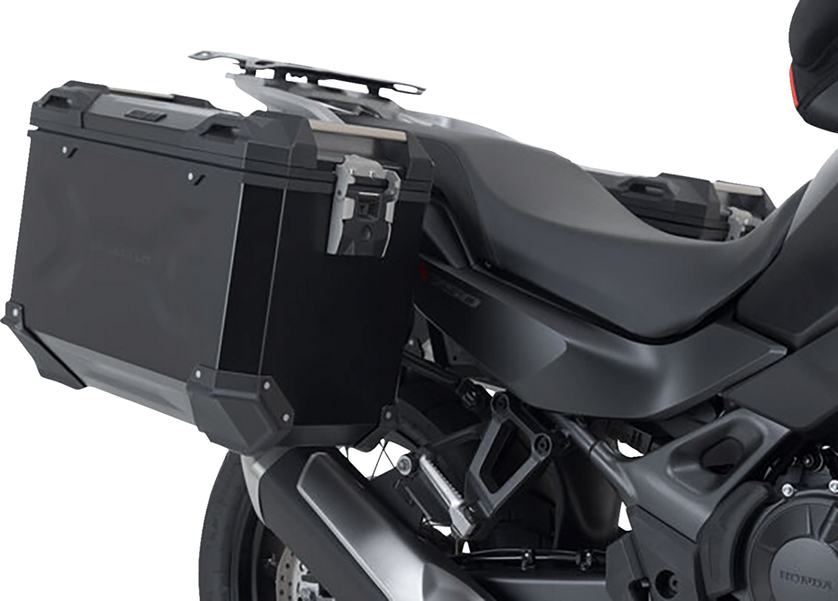SW-MOTECH TRAX ADV Aluminum Case System - Black - Honda XL750R Transalp '24 KFT.01.070.70100/B