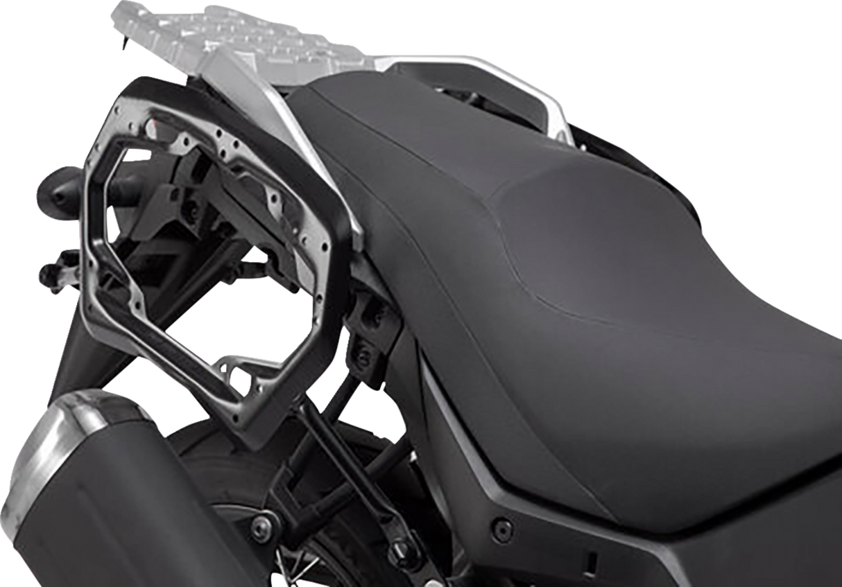 SW-MOTECH TRAX ADV Aluminum Case System - Black - Suzuki V-Strom 650 '16-'24 KFT.05.876.70001/B