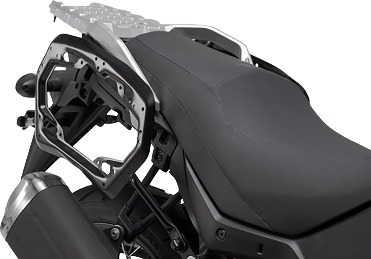 SW-MOTECH TRAX ADV Aluminum Case System - Black - Suzuki V-Strom 650 '16-'24 KFT.05.876.70101/B