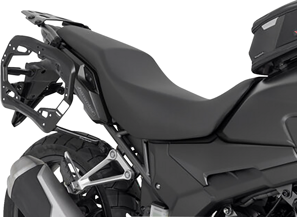 SW-MOTECH TRAX ADV Aluminum Case System - Black - Honda CB/CBR/NX 500 '13-'24 KFT.01.400.70101/B