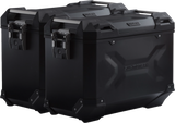 SW-MOTECH TRAX ADV Aluminum Case System - Black - Honda NC750 X '20-'24 KFT.01.841.70100/B
