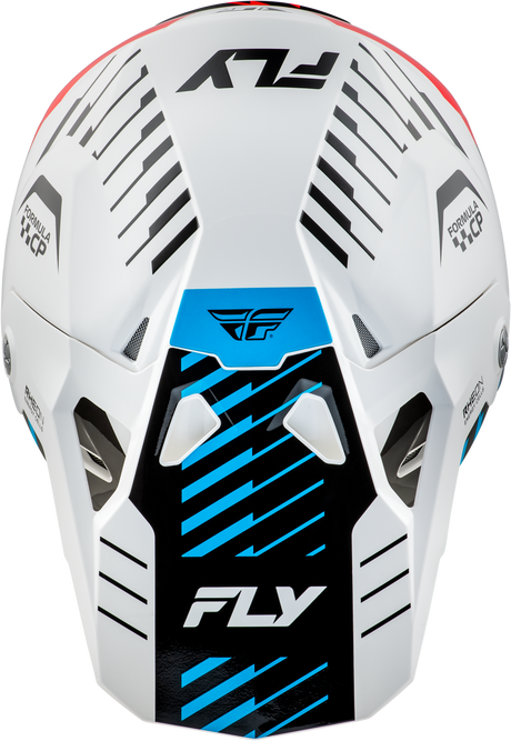 Formula Cp Slice Helmet White/Red/Cyan Md - Cycle City Outdoors
