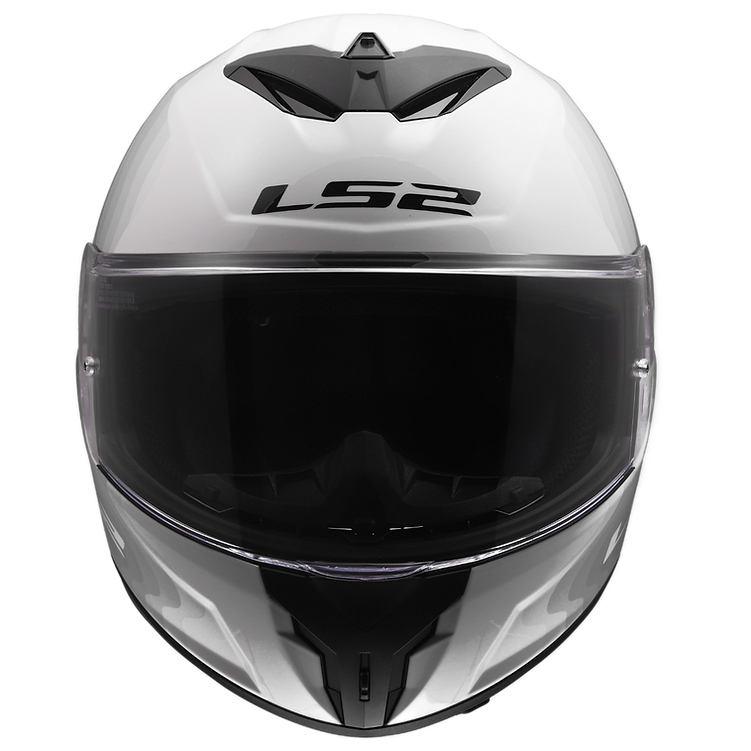 LS2 Rapid III Motorcycle Helmet Flow Gloss White / Gray / Black