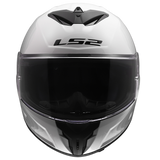 LS2 Rapid III Motorcycle Helmet Flow Gloss White / Gray / Black