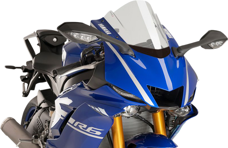 Puig Hi-Tech Parts 9723W Race Windscreen - 14-1/4" - Clear - Yamaha | Street