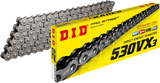 DID M530VX3X116ZB 530 VX3 - Drive Chain - 116 Links - Natural | Adventure/ATV/UTV