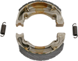 EBC "G" Grooved Organic Base Brake Shoes - 603G (Kawasaki KE100 / Suzuki RM100 1971–2025)