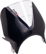Puig Hi-Tech Parts 003NW Windscreen - 13" - Black/Clear | Street