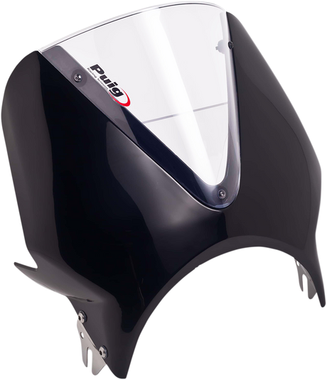 Puig Hi-Tech Parts 003NW Windscreen - 13" - Black/Clear | Street