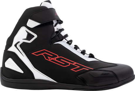 Sabre Moto Shoe Ce Boot Black / White / Red  Sz 11