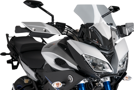 Puig Hi-Tech Parts 7645H Race Windscreen - 15-3/8" - Light Smoke - FJ-09 | Street