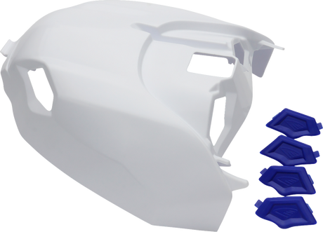 Cycra 1CYC-1789-30 Air Box Cover - Vented - White - Yamaha - YZ/WR '23-'26 | Off-Road
