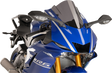 Puig Hi-Tech Parts 9723F Race Windscreen - 14-1/4" - Dark Smoke - Yamaha | Street