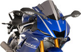 Puig Hi-Tech Parts 9723F Race Windscreen - 14-1/4" - Dark Smoke - Yamaha | Street