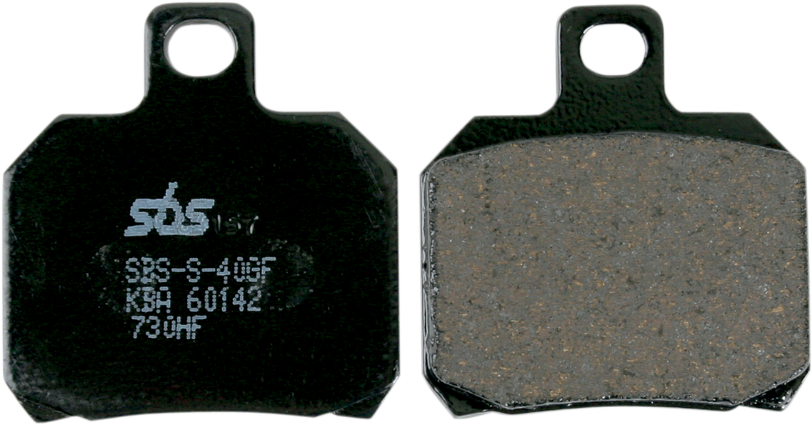 SBS HF Series Organic Base Rear Brake Pads - 730HF (Ducati / Aprilia / Benelli / MV Agusta / Moto Guzzi / KTM 1997–2025)