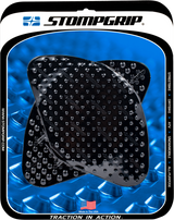 STOMPGRIP 55-10-0051B Tank Grips - Volcano - Black - Suzuki - SV '00-'15 | Street